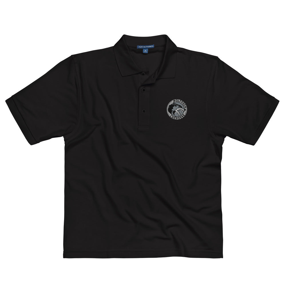 Adult Wolfpack Lacrosse Port Authority Premium Polo