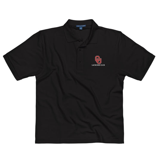 Adult Oklahoma University Lacrosse Port Authority Premium Polo