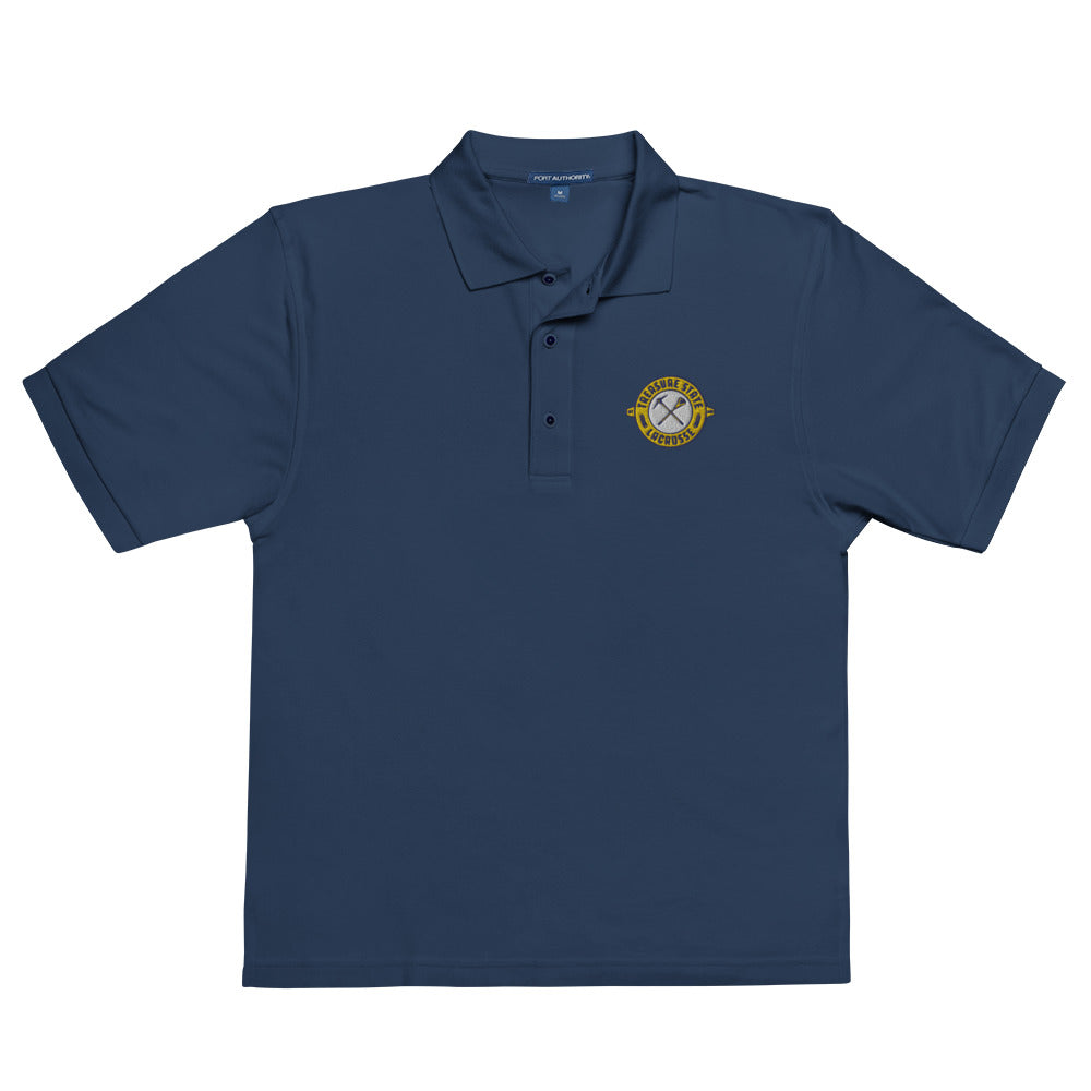 Adult Treasure  State Lacrosse Port Authority Premium Polo