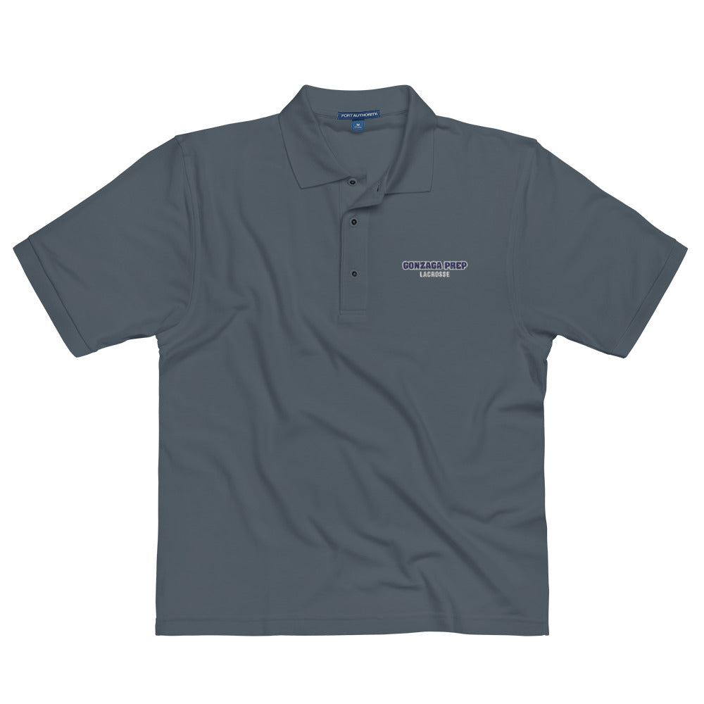 Adult Gonzaga Prep Lacrosse Port Authority Premium Polo