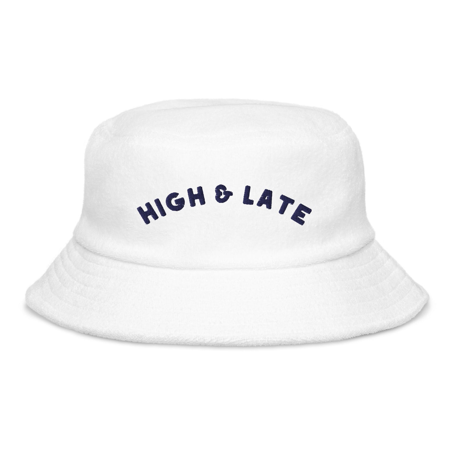 Terry cloth bucket hat