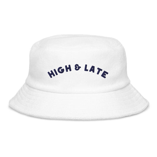Terry cloth bucket hat