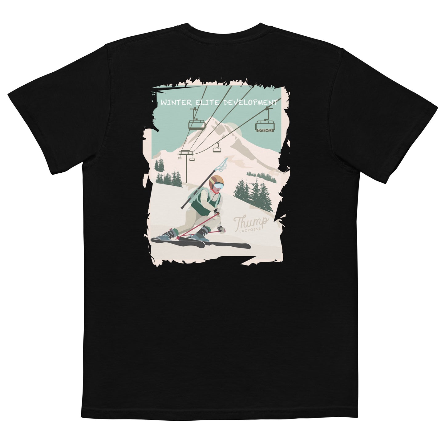 Adult Thump Lacrosse Comfort Colors Tee | Winter Elite Development