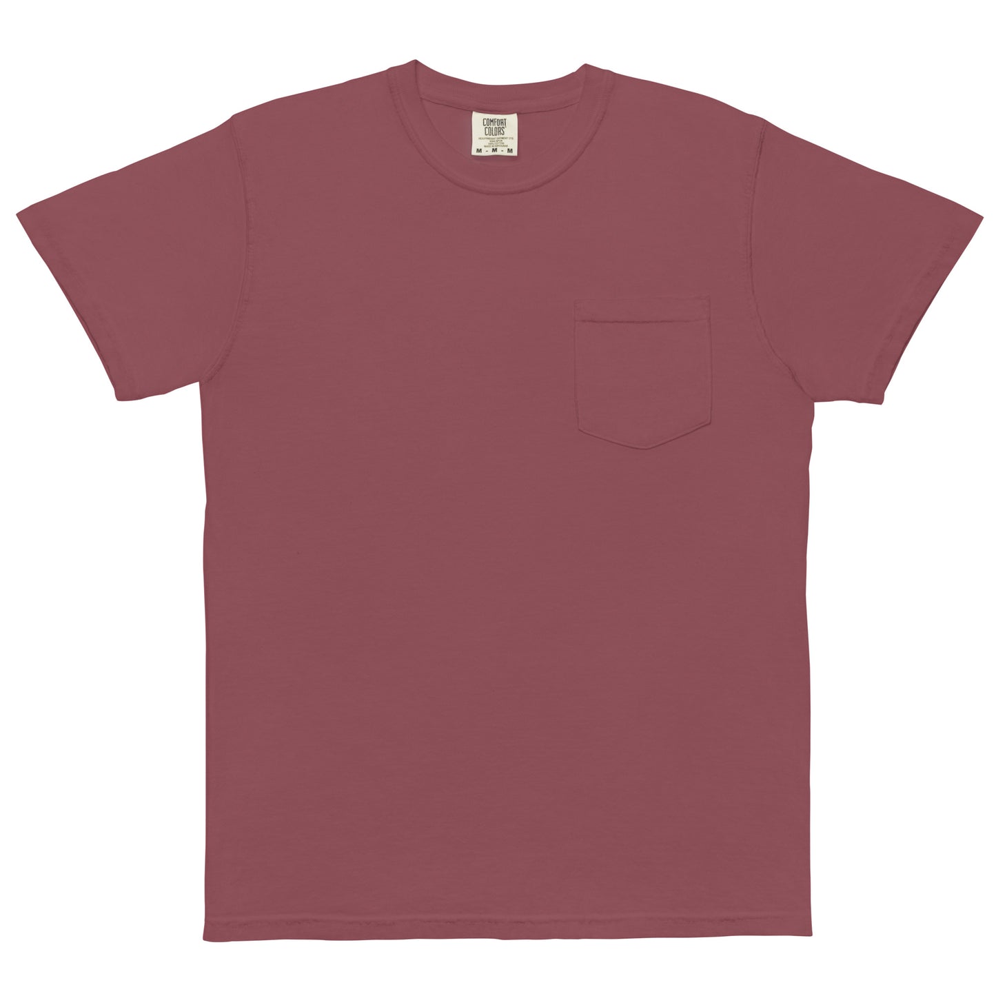 Adult Play Lacrosse Comfort Colors Pocket T-shirt