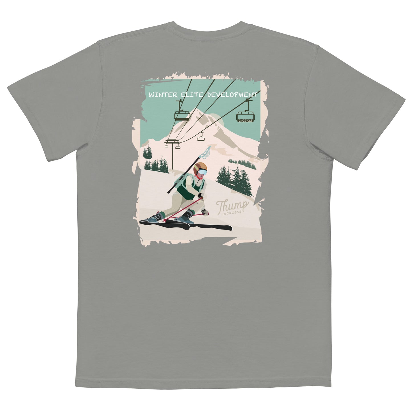 Adult Thump Lacrosse Comfort Colors Tee | Winter Elite Development
