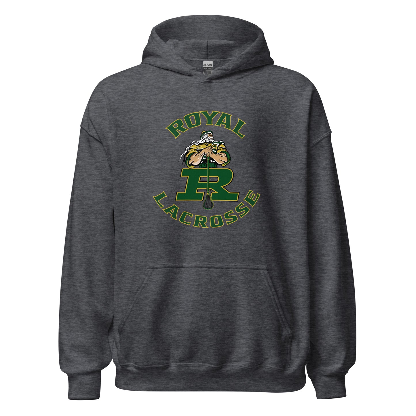 Adult Royal HS Lacrosse Gildan Hoodie