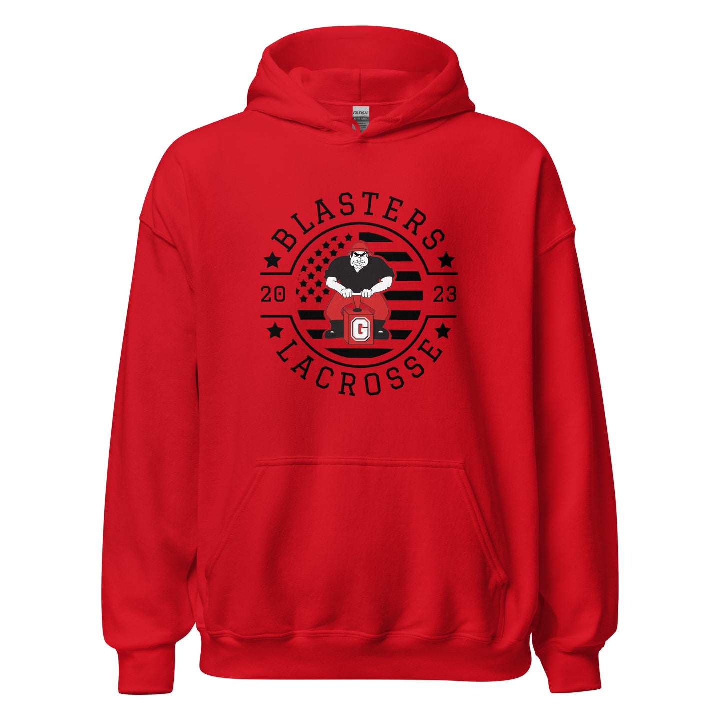 Adult Blasters MS Lacrosse Gildan Hoodie