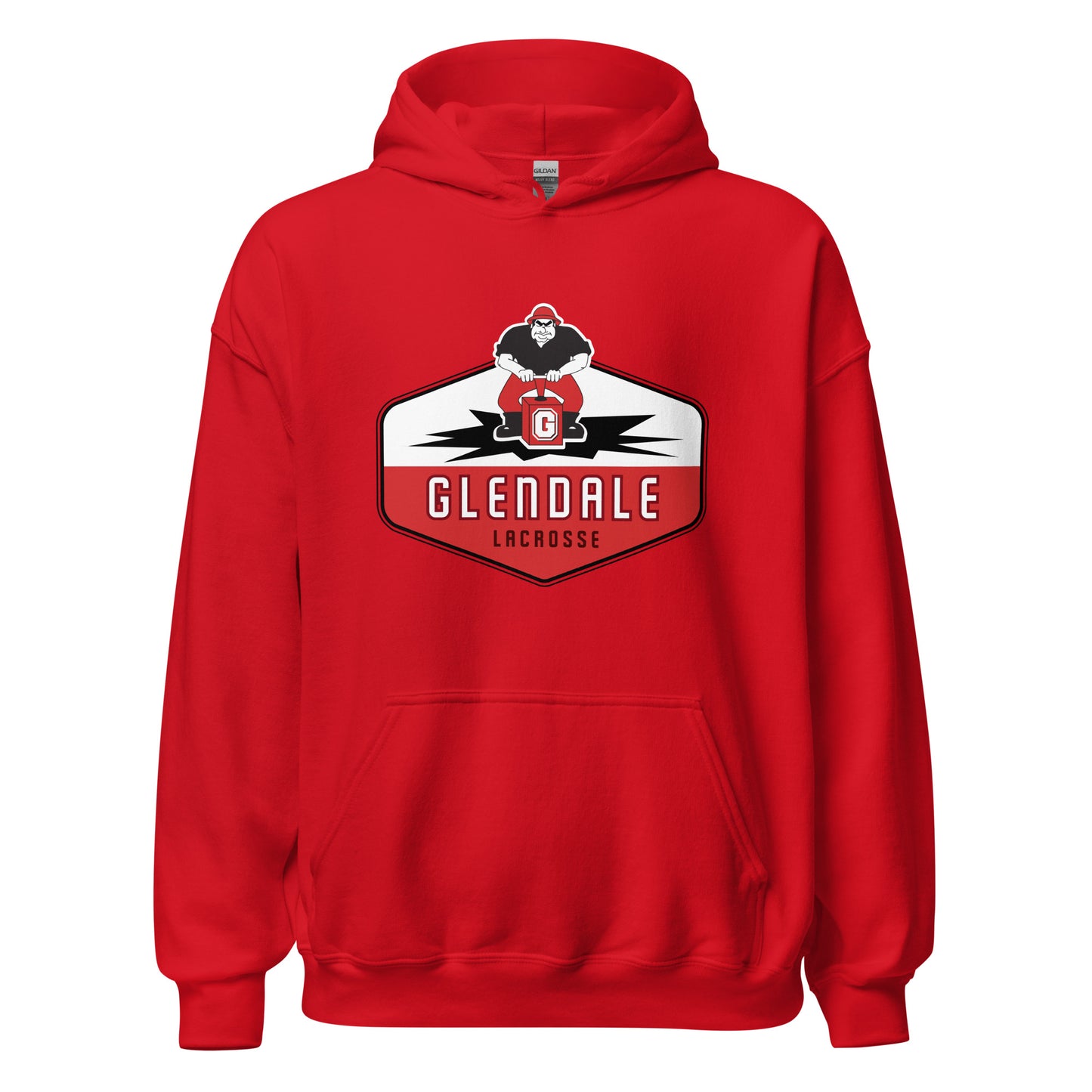 Adult Glendale HS Lacrosse Gildan Hoodie