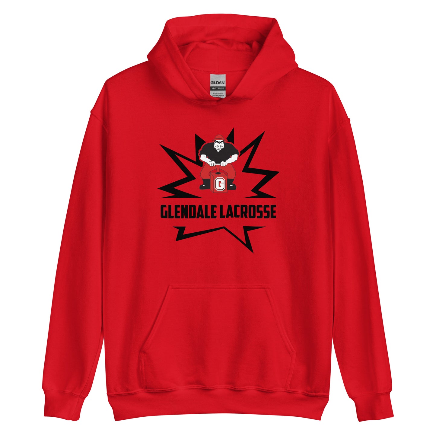 Adult Glendale HS Lacrosse Gildan Hoodie