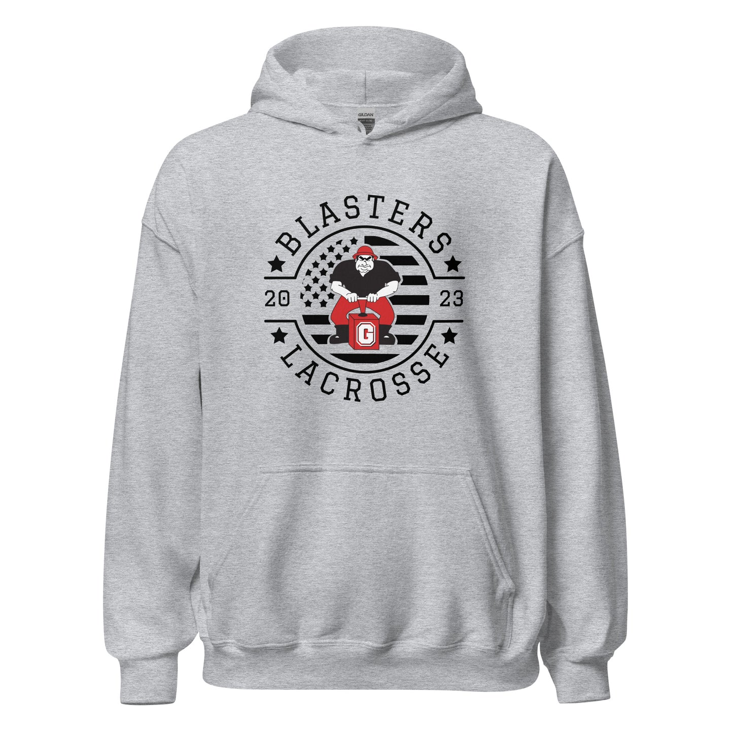 Adult Blasters MS Lacrosse Gildan Hoodie
