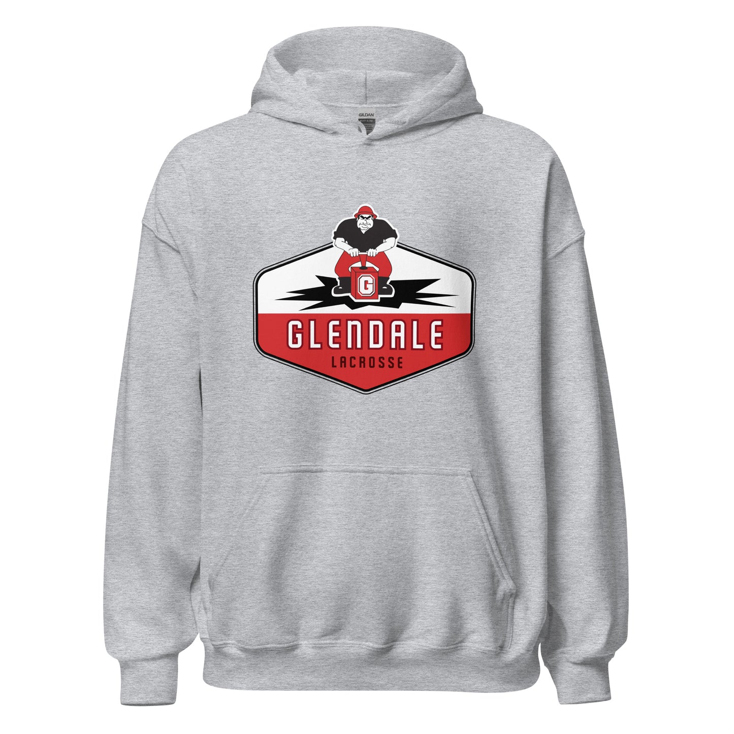 Adult Glendale HS Lacrosse Gildan Hoodie