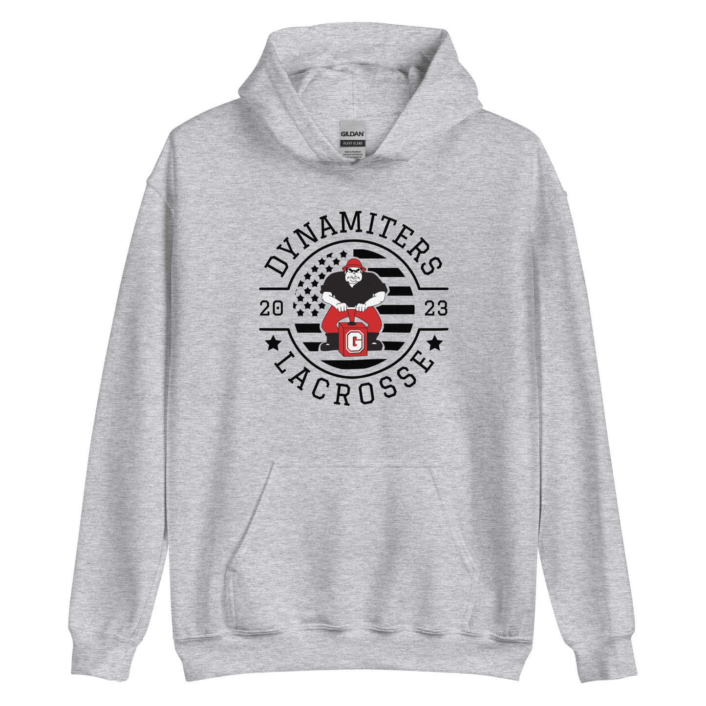 Adult Glendale HS Lacrosse Gildan Hoodie