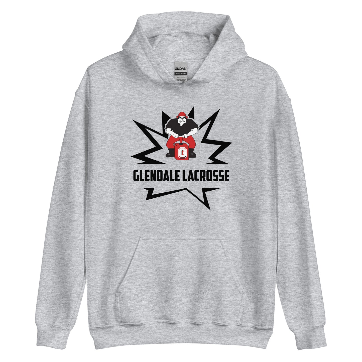 Adult Glendale HS Lacrosse Gildan Hoodie