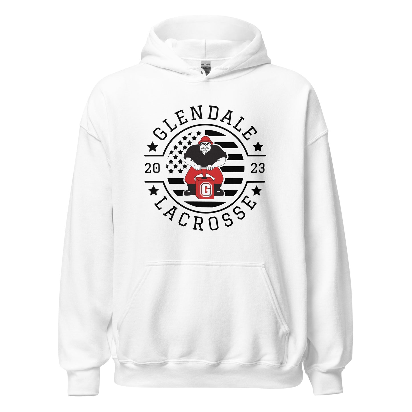 Adult Glendale HS Lacrosse Gildan Hoodie