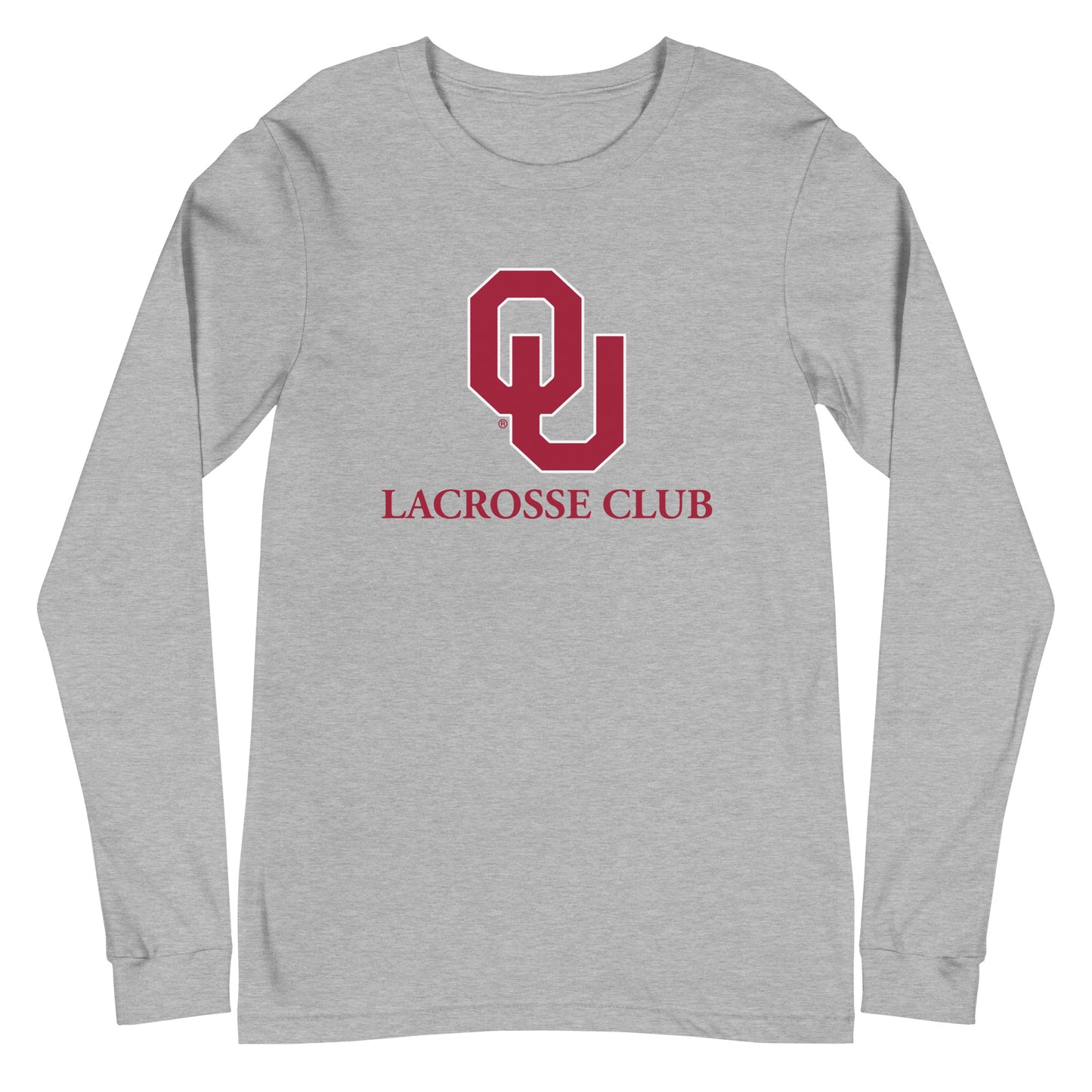 Adult Oklahoma University Lacrosse Long Sleeve Tee