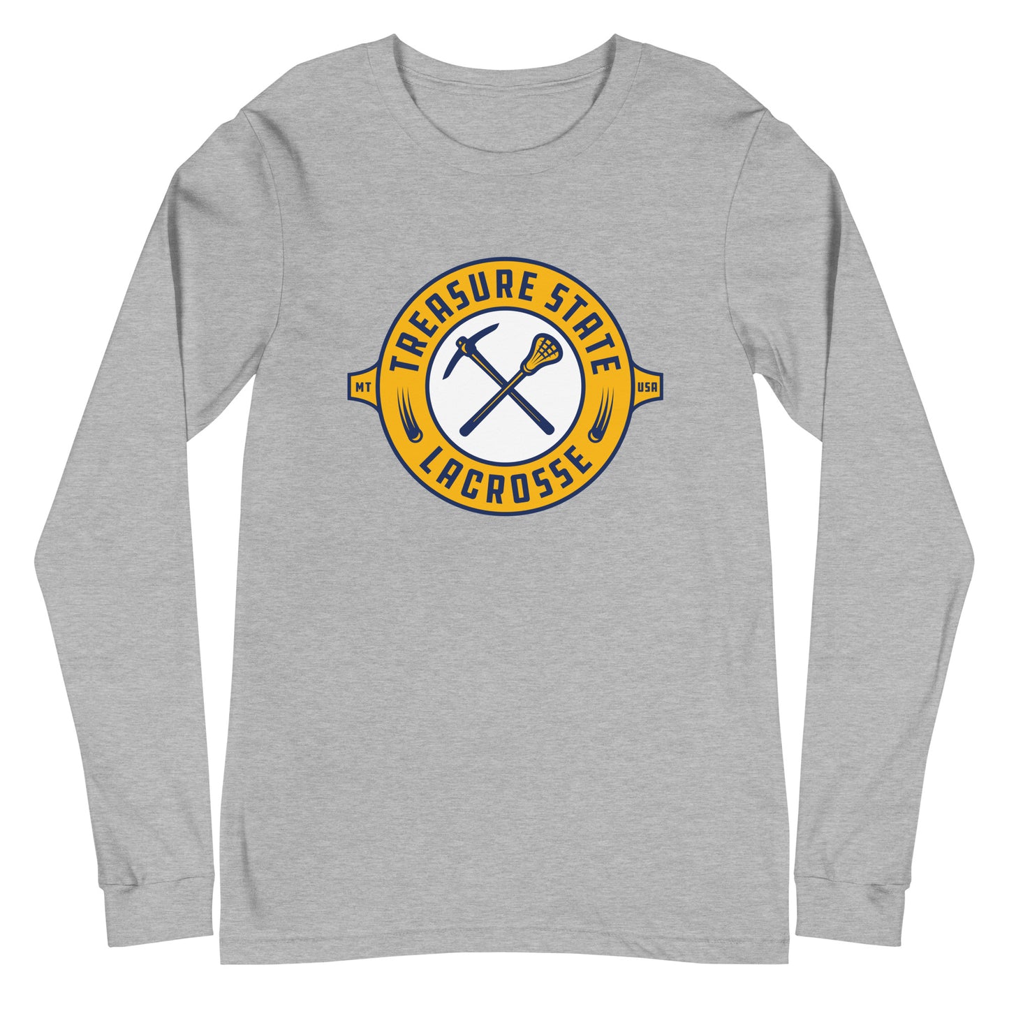 Adult Treasure State Lacrosse Bella + Canvas Long Sleeve Tee