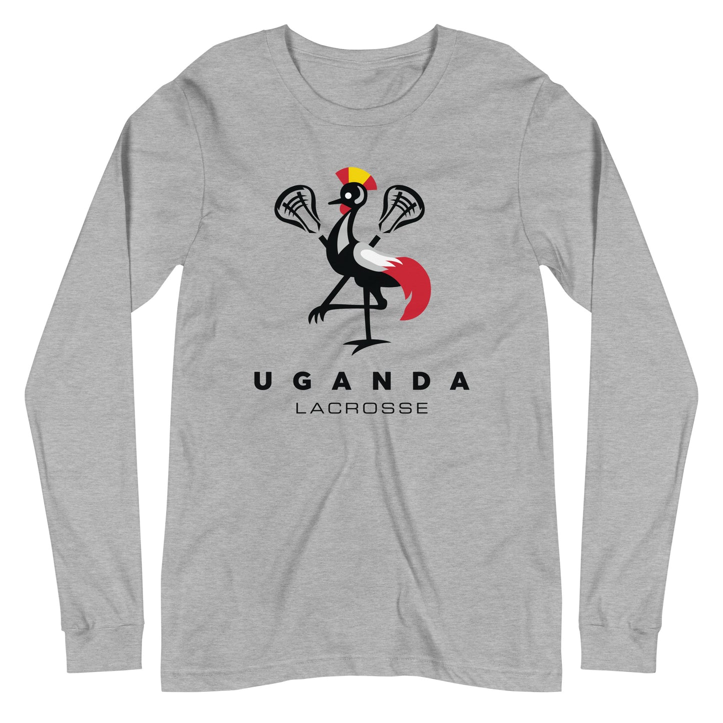 Adult Uganda Lacrosse Bella + Canvas Long Sleeve Tee