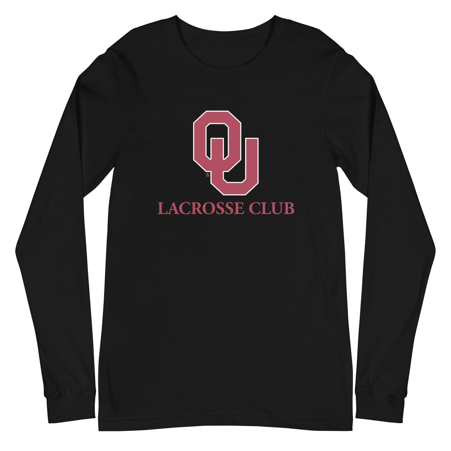 Adult Oklahoma University Lacrosse Long Sleeve Tee