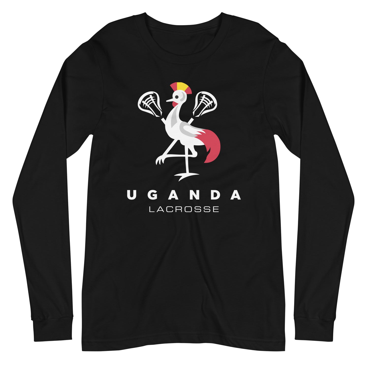 Adult Uganda Lacrosse Bella + Canvas Long Sleeve Tee