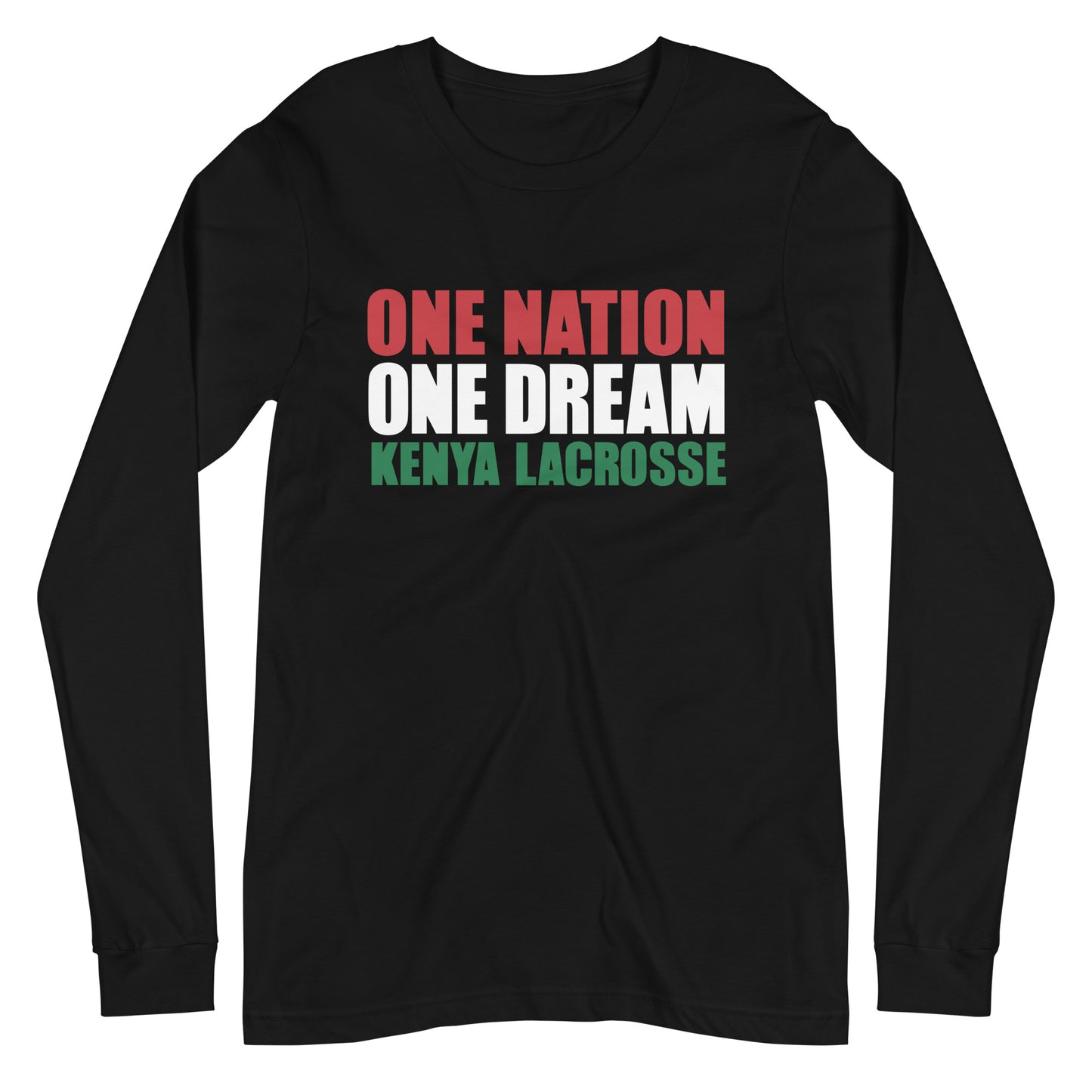 Adult Kenya Lacrosse Bella + Canvas Long Sleeve