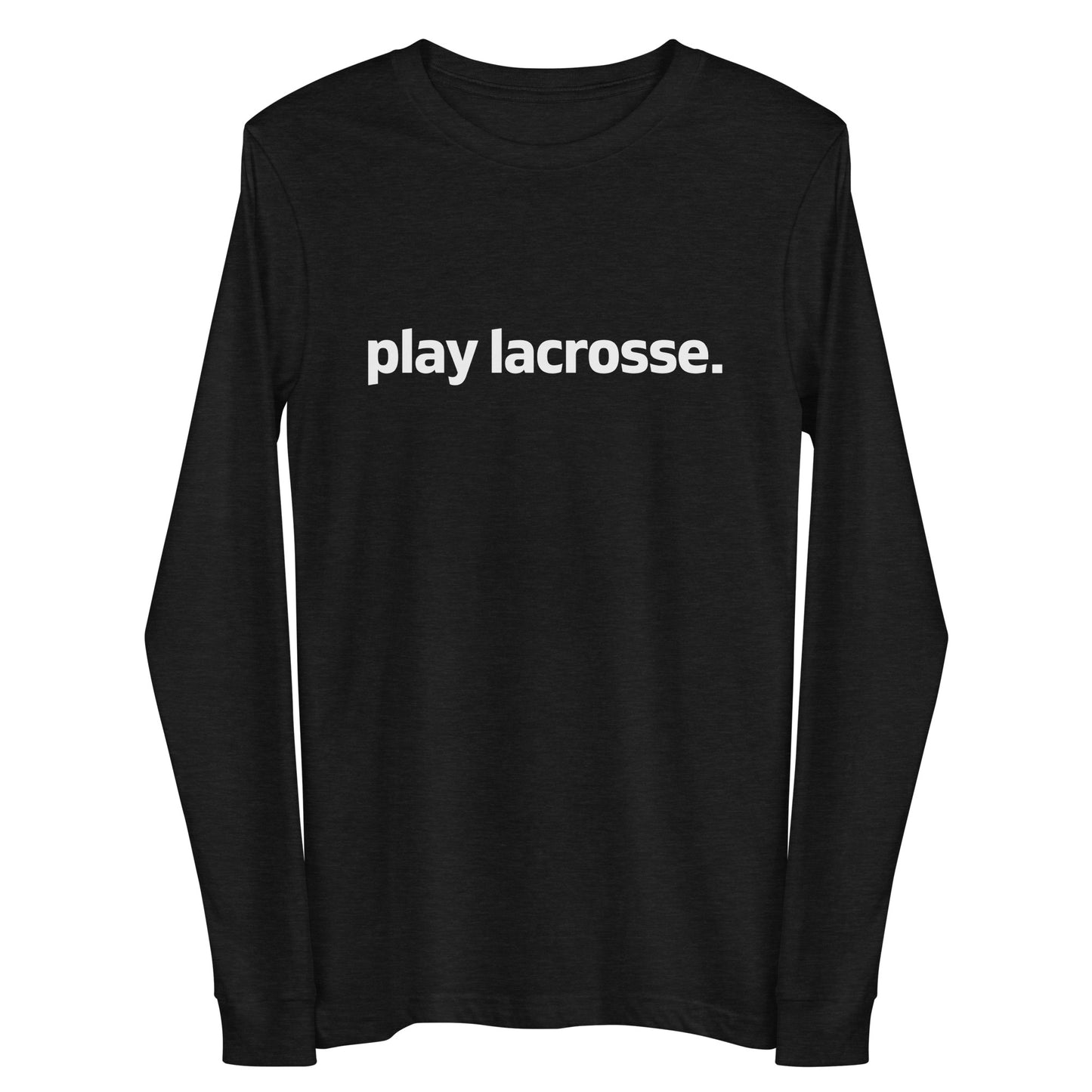 Adult Play Lacrosse Bella + Canvas Long Sleeve Tee