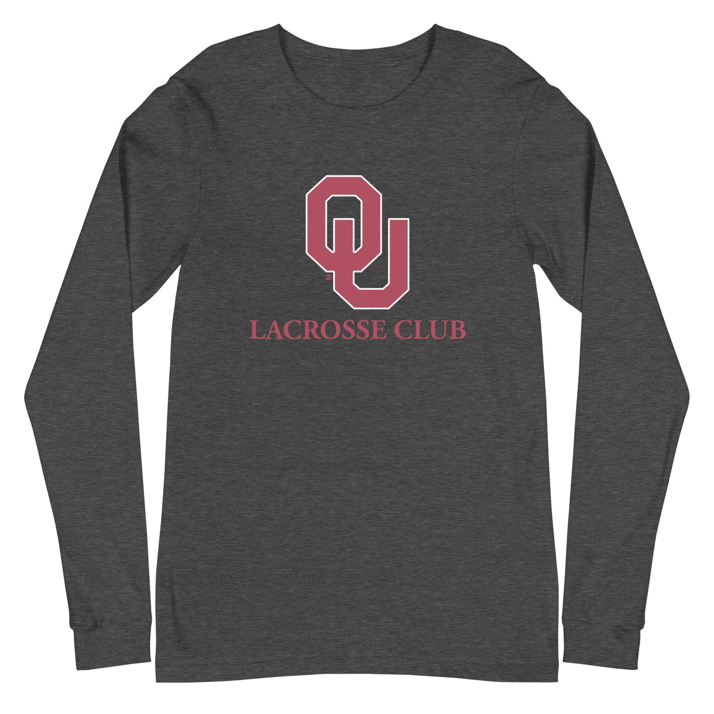 Adult Oklahoma University Lacrosse Long Sleeve Tee