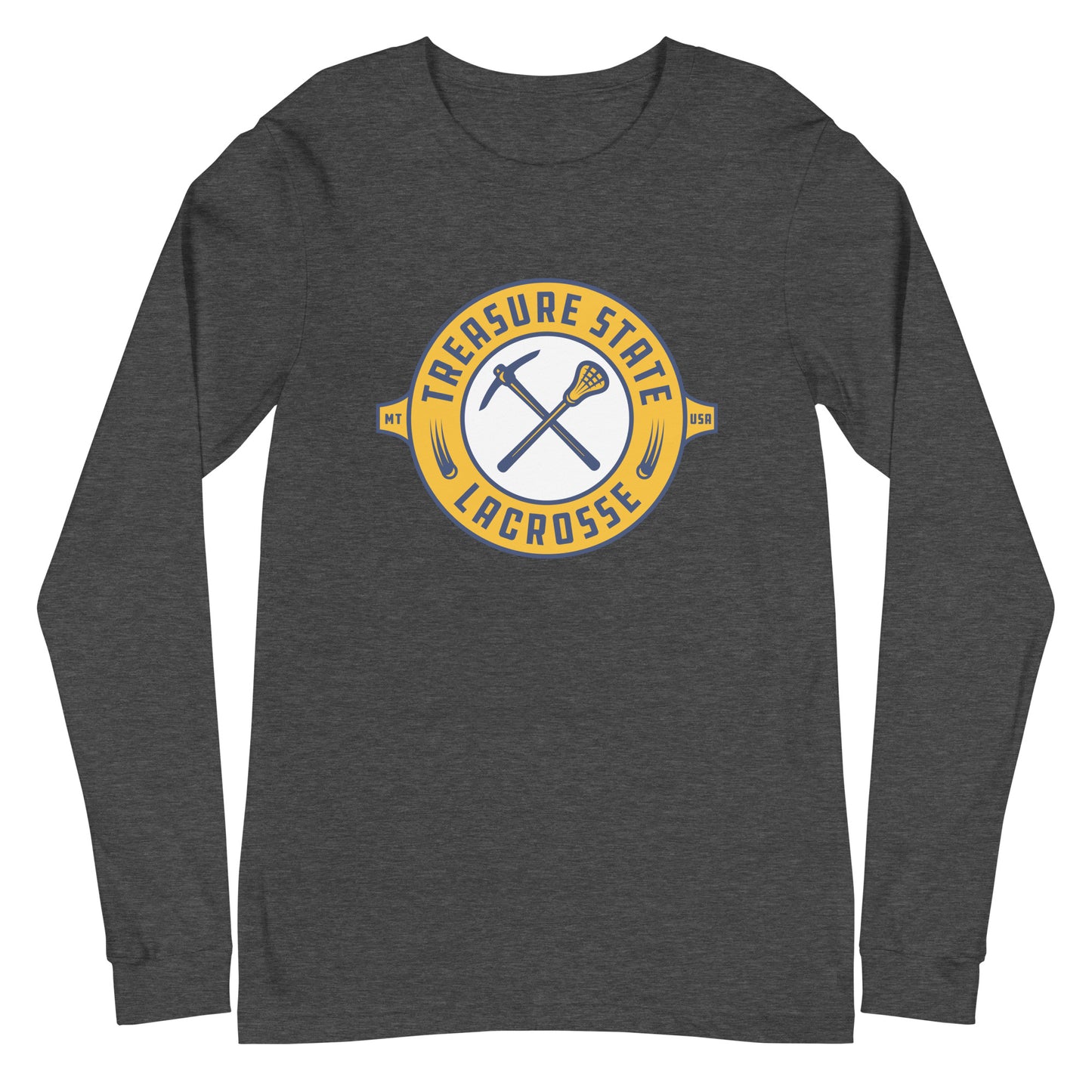 Adult Treasure State Lacrosse Bella + Canvas Long Sleeve Tee