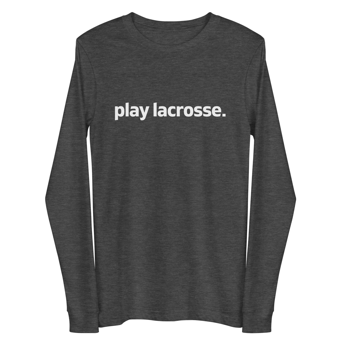 Adult Play Lacrosse Bella + Canvas Long Sleeve Tee