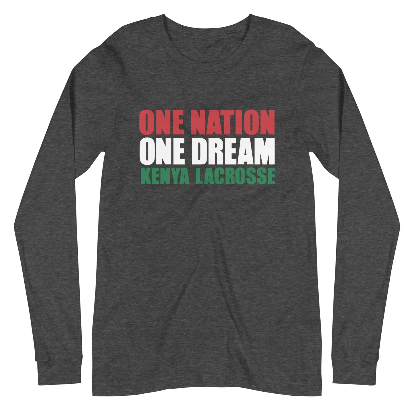 Adult Kenya Lacrosse Bella + Canvas Long Sleeve