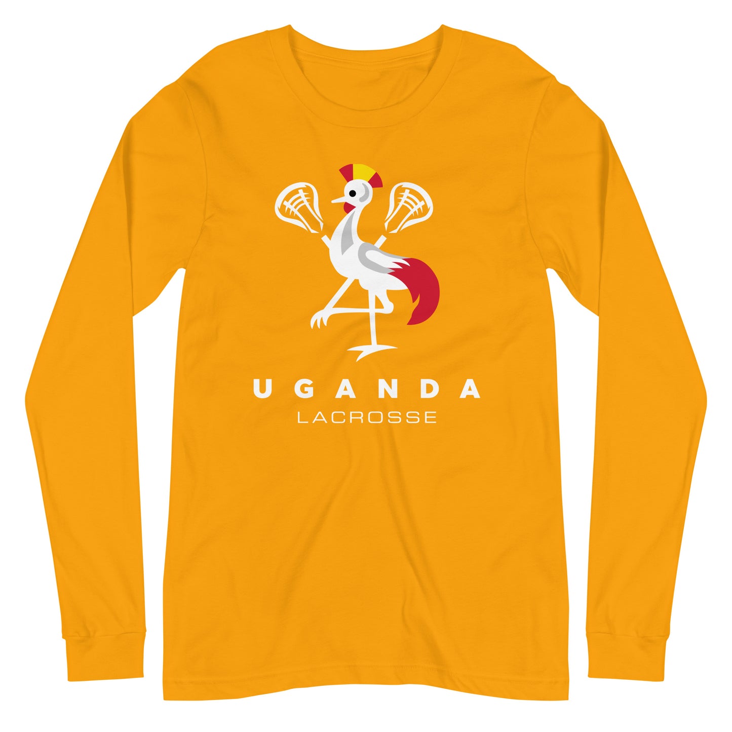 Adult Uganda Lacrosse Bella + Canvas Long Sleeve Tee