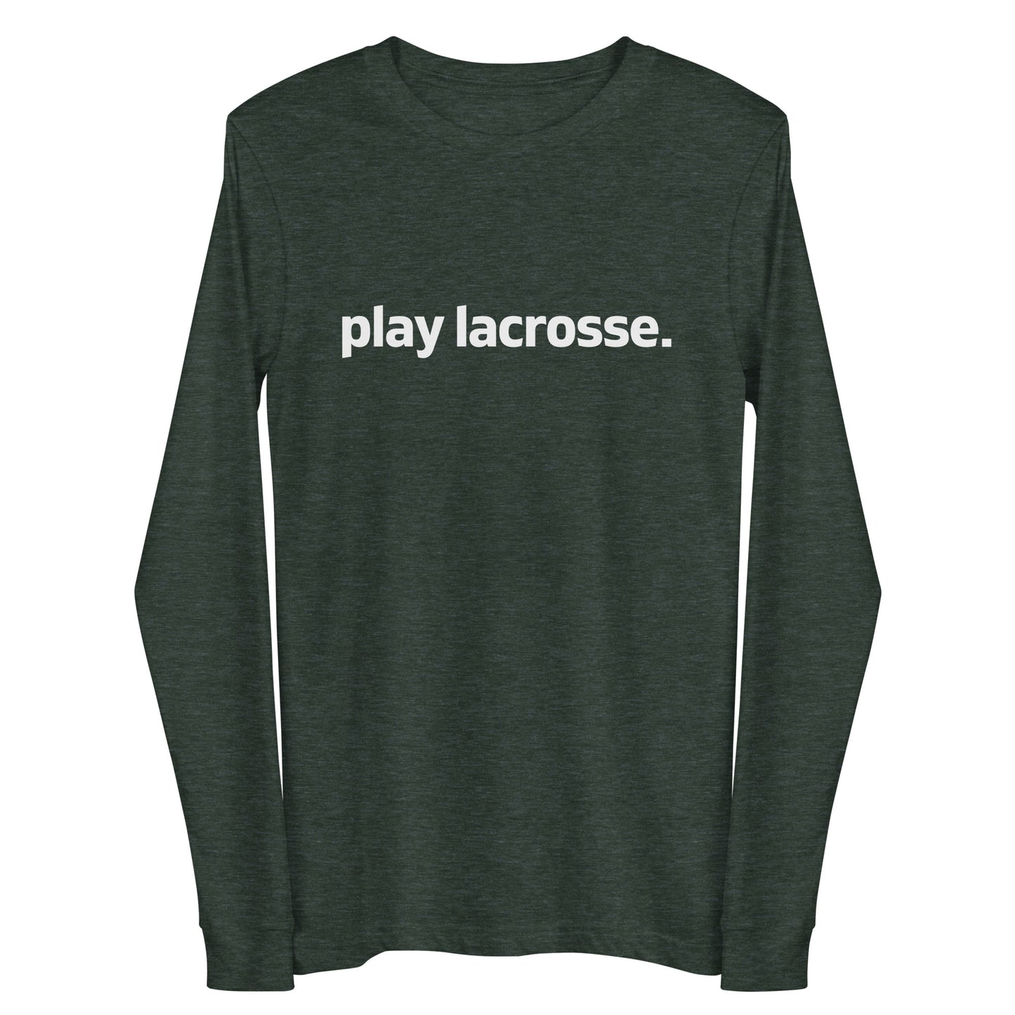 Adult Play Lacrosse Bella + Canvas Long Sleeve Tee