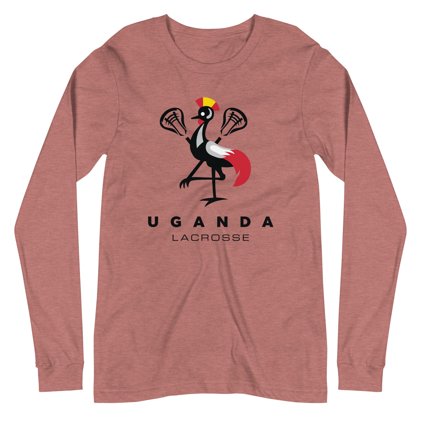 Adult Uganda Lacrosse Bella + Canvas Long Sleeve Tee