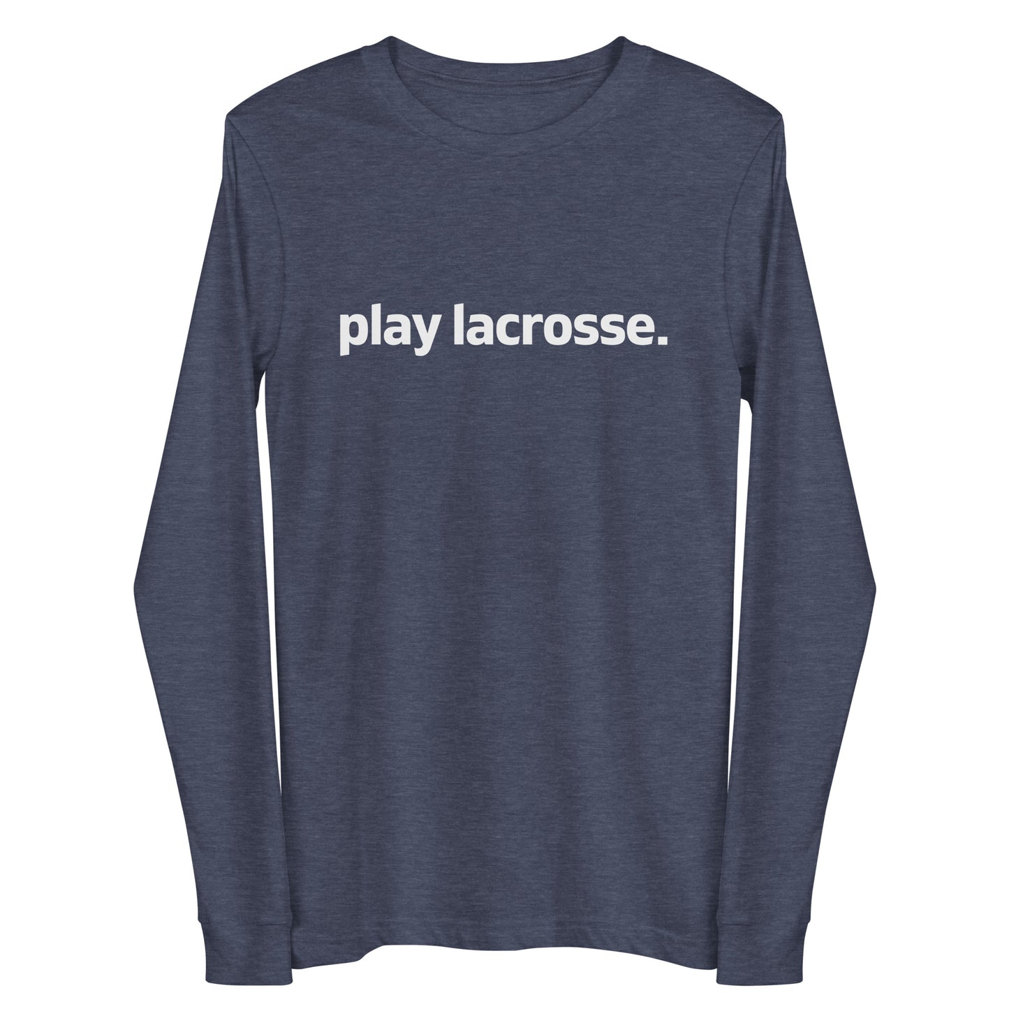 Adult Play Lacrosse Bella + Canvas Long Sleeve Tee