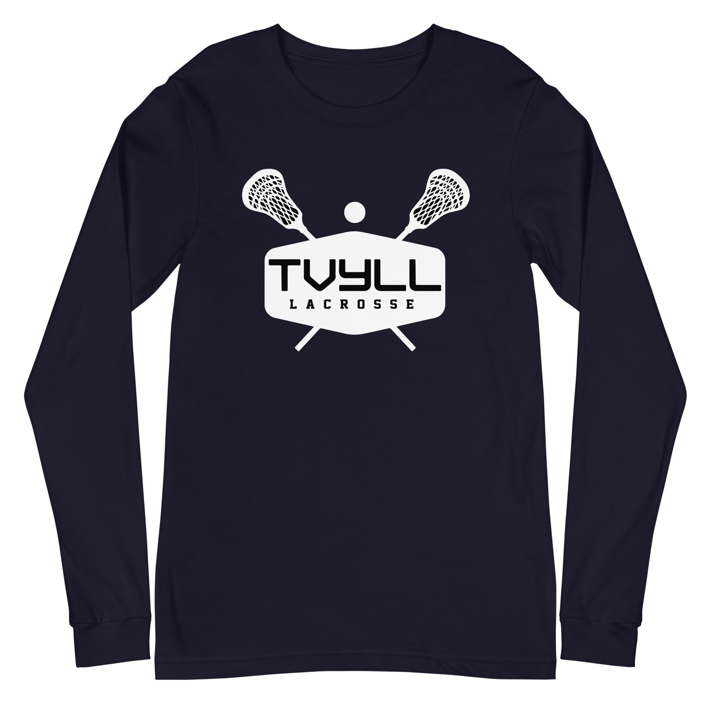 Adult TVYLL Lacrosse Bella + Canvas Long Sleeve Tee