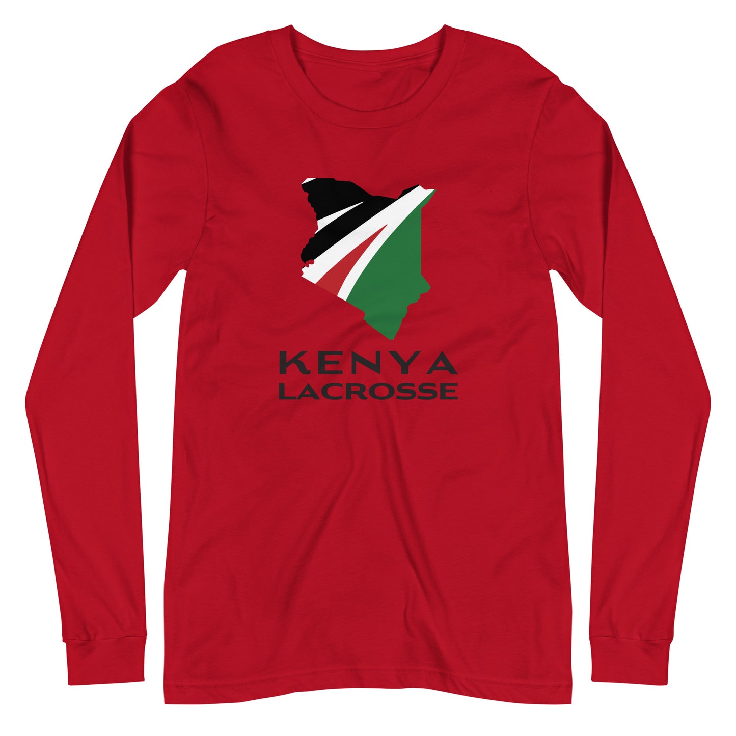 Adult Kenya Lacrosse Bella + Canvas Long Sleeve