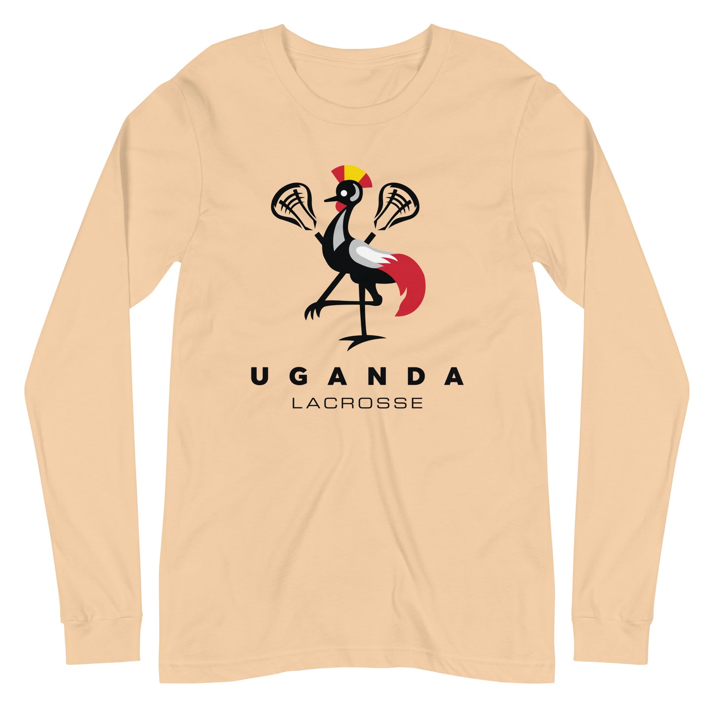 Adult Uganda Lacrosse Bella + Canvas Long Sleeve Tee