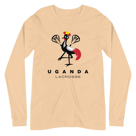 Adult Uganda Lacrosse Bella + Canvas Long Sleeve Tee