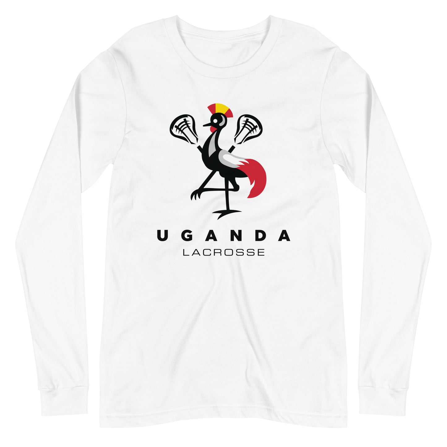 Adult Uganda Lacrosse Bella + Canvas Long Sleeve Tee