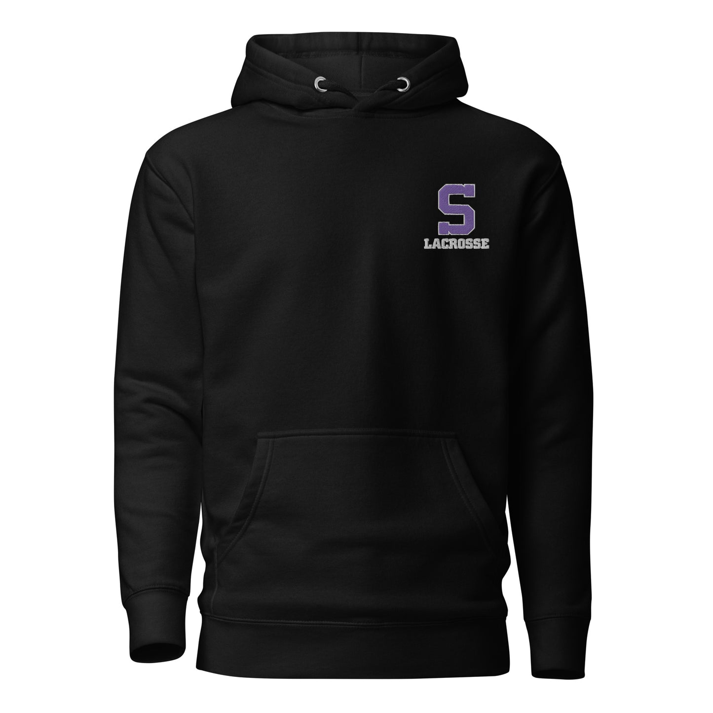 Adult Sunset Lacrosse Embroidered Cotton Heritage Hoodie
