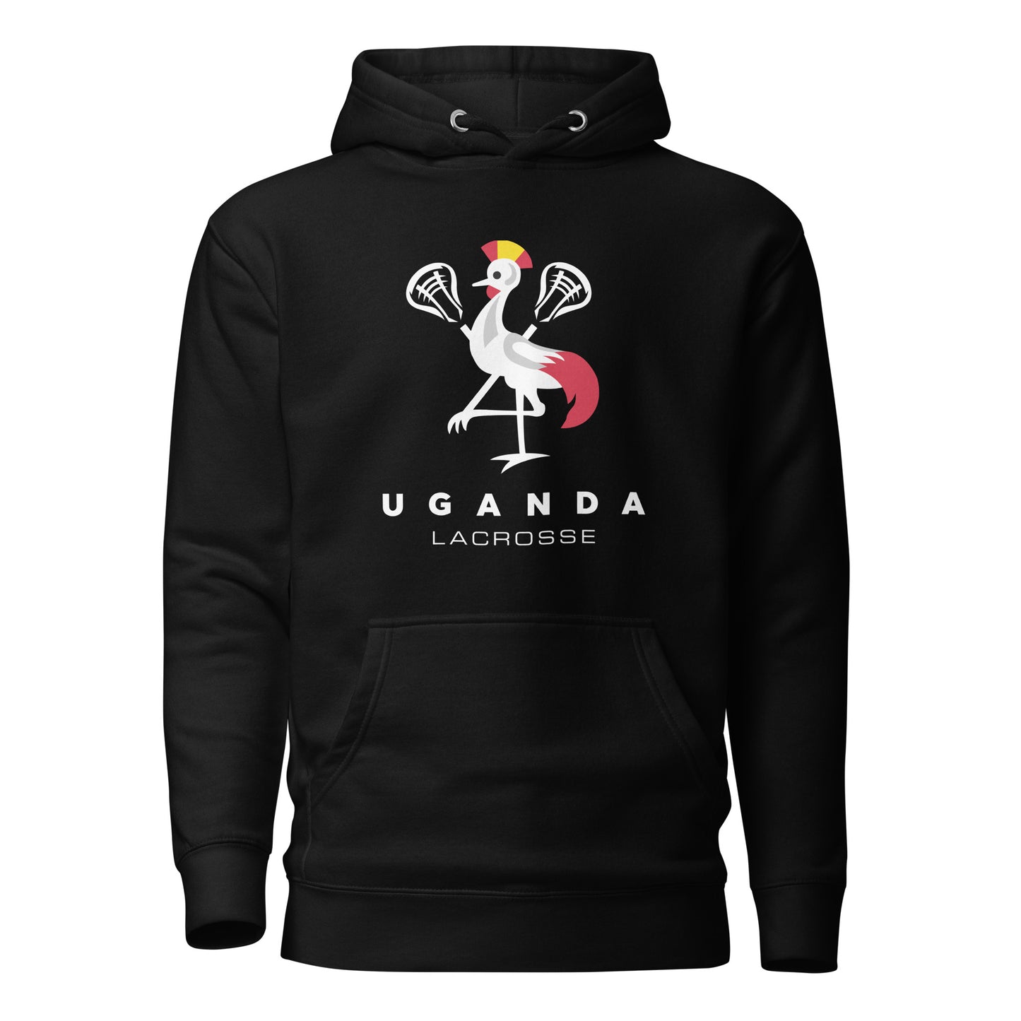 Adult Uganda Lacrosse Cotton Heritage Hoodie