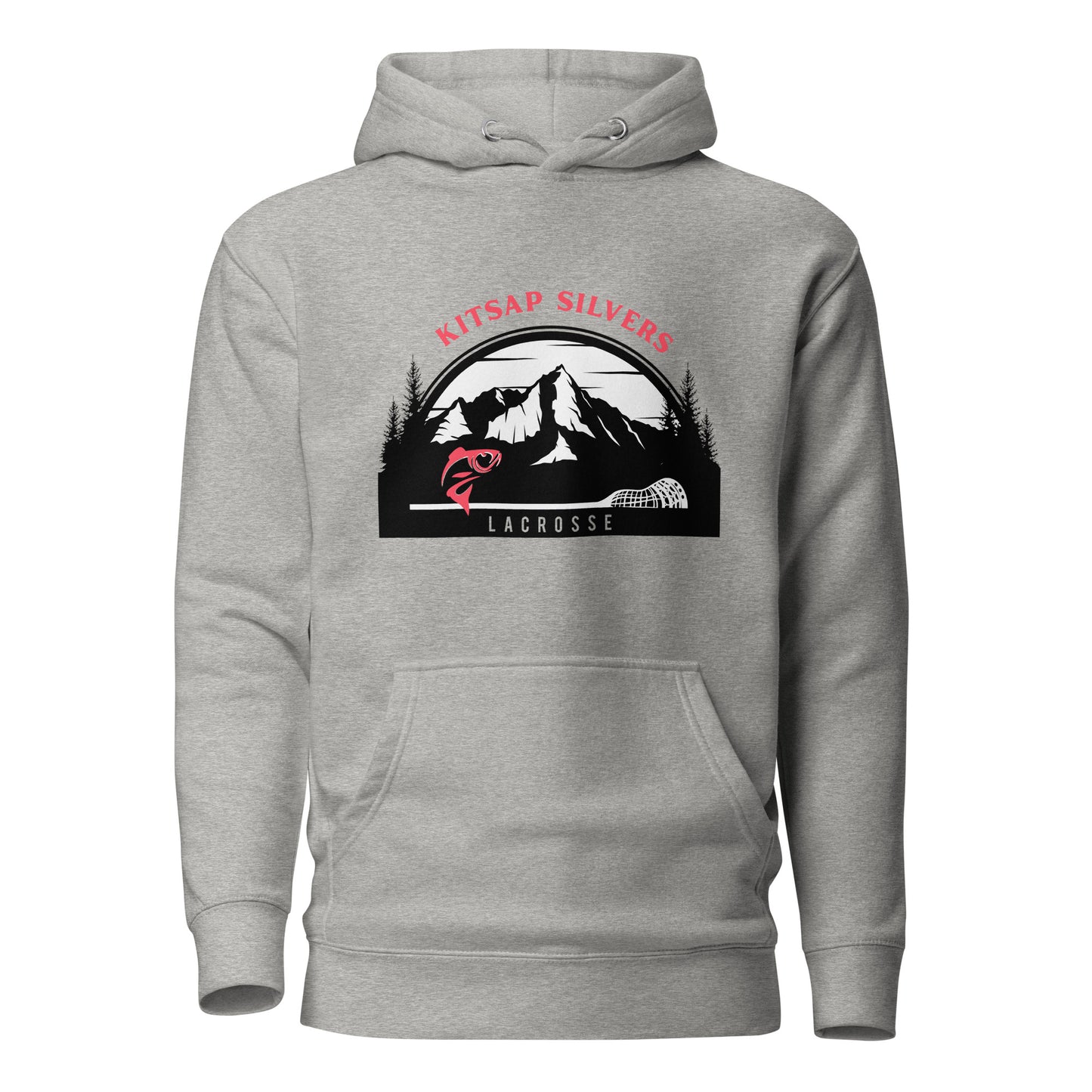 Adult Kitsap Lacrosse Cotton Heritage Hoodie