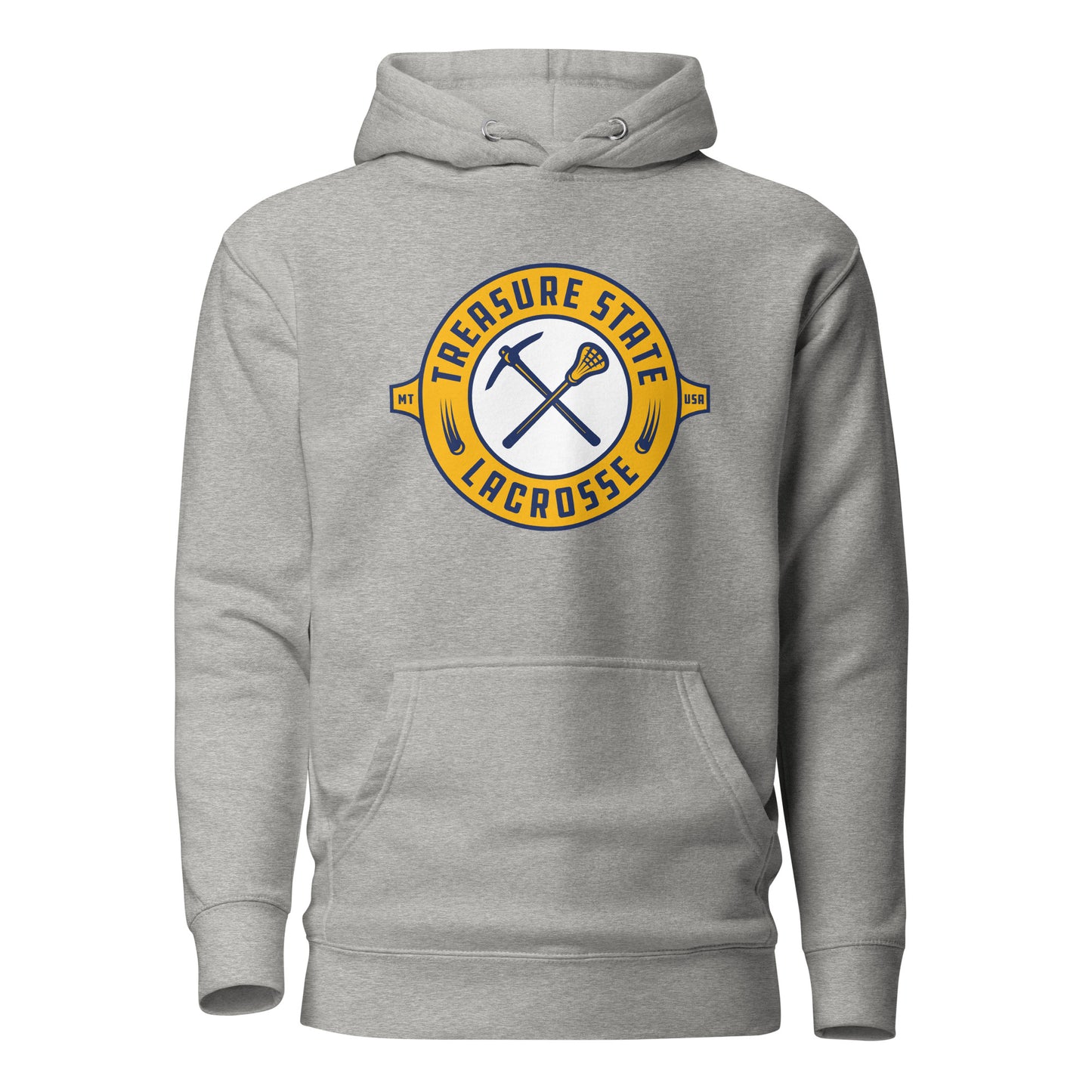 Adult Treasure State Lacrosse Cotton Heritage Hoodie