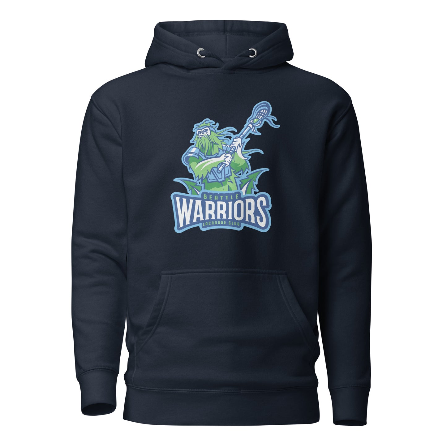 Adult Seattle Warriors Lacrosse Cotton Heritage Hoodie
