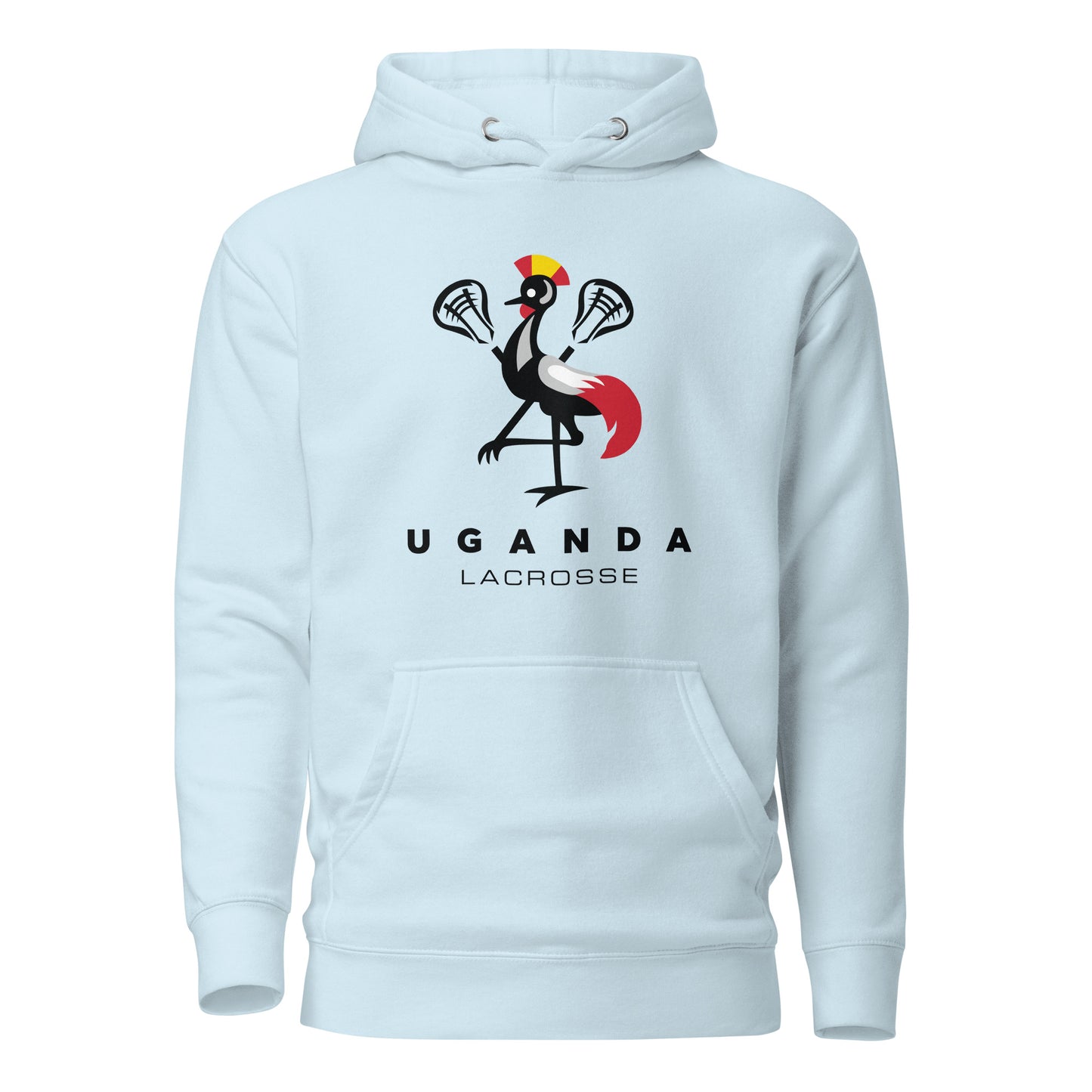 Adult Uganda Lacrosse Cotton Heritage Hoodie