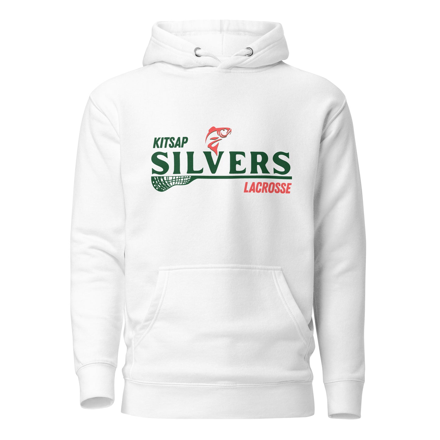 Adult Kitsap Lacrosse Cotton Heritage Hoodie