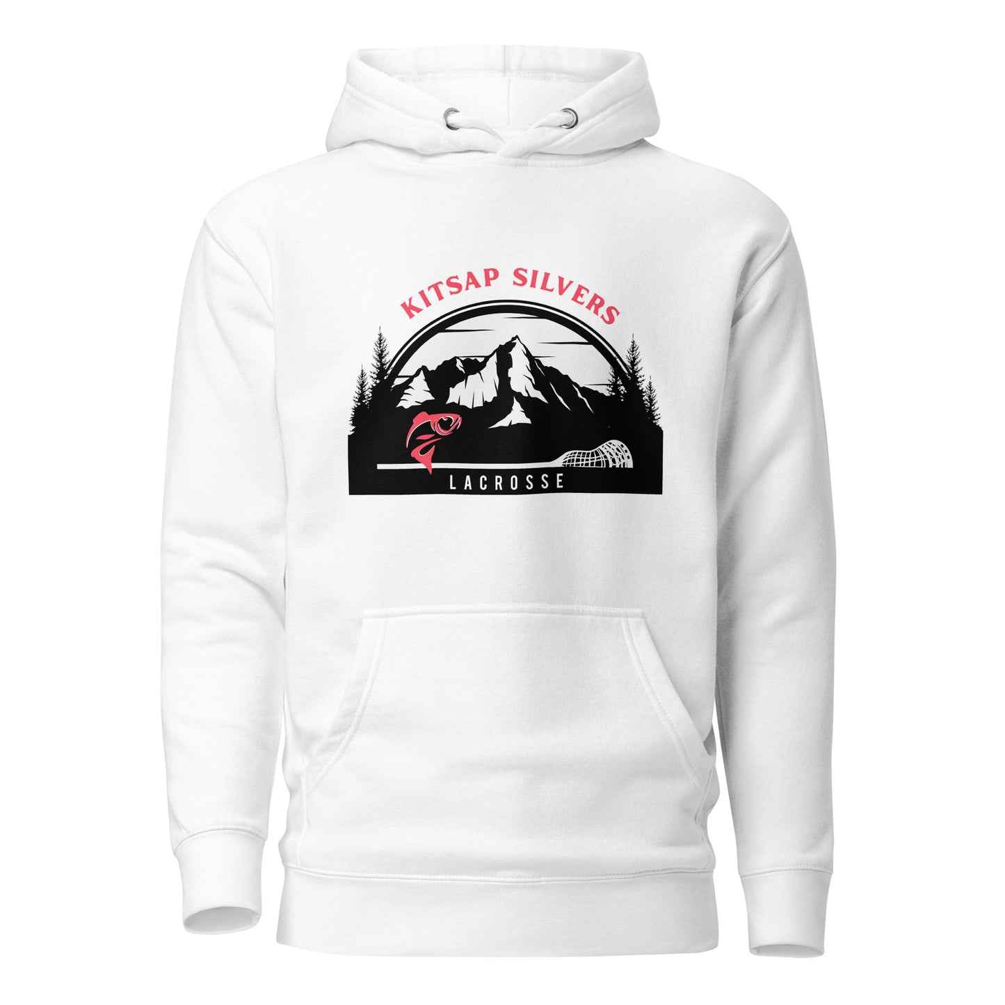 Adult Kitsap Lacrosse Cotton Heritage Hoodie