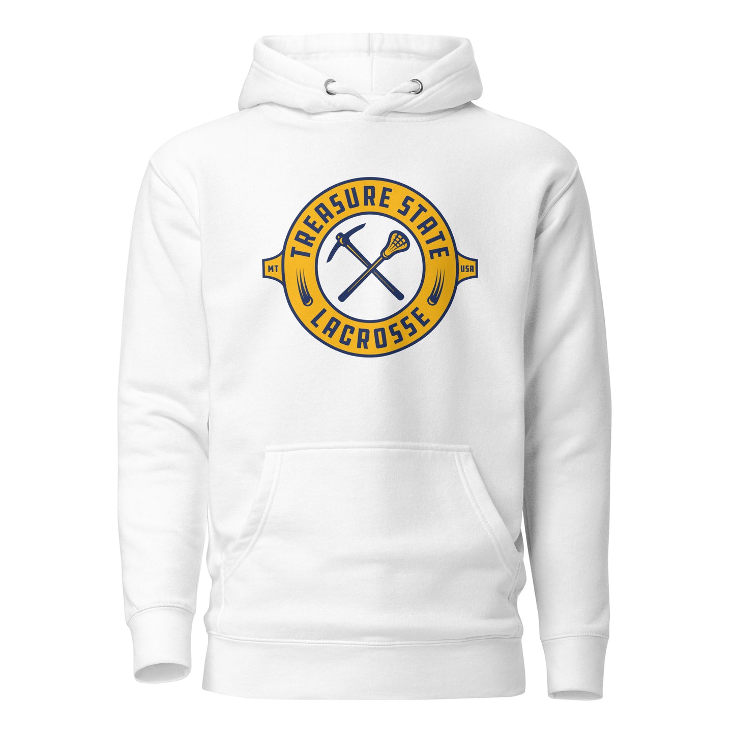 Adult Treasure State Lacrosse Cotton Heritage Hoodie