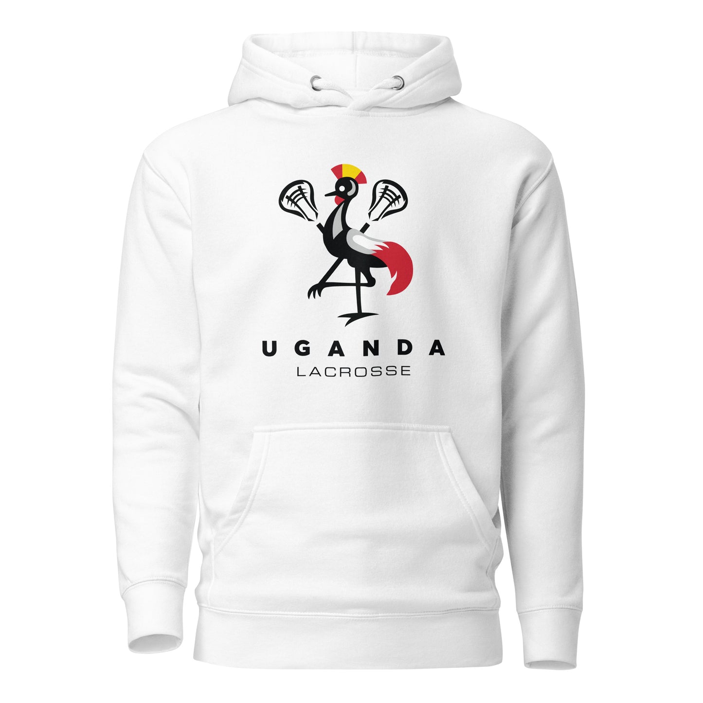 Adult Uganda Lacrosse Cotton Heritage Hoodie