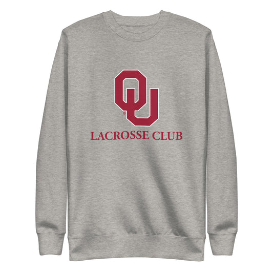 Adult Oklahoma University Lacrosse Cotton Heritage Premium Sweatshirt
