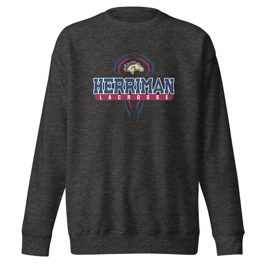 Adult Herriman Lacrosse Cotton Heritage Premium Sweatshirt